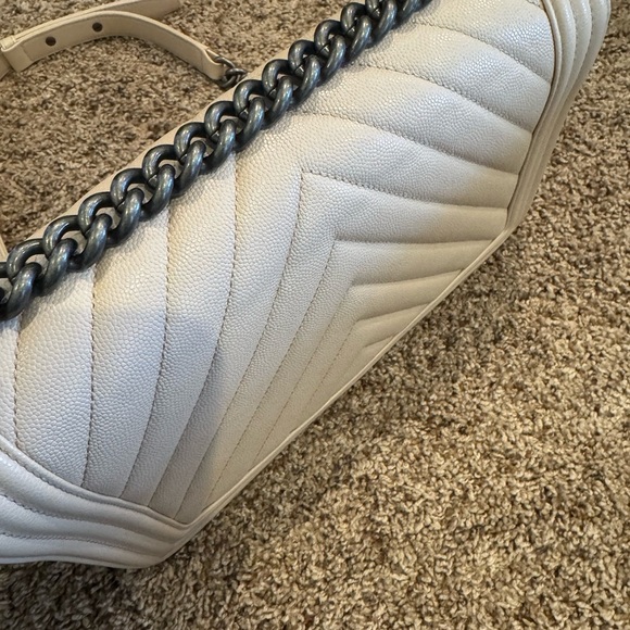 Chic Beige Quilted Chain Bag - Picture 12 of 16